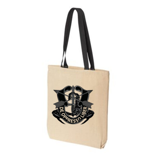 Gusseted Canvas Tote Thumbnail