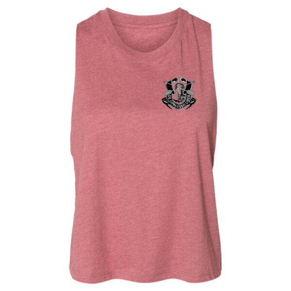 Subdued Women's Racerback Crop Tank Thumbnail